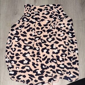 Women’s Maurice’s leopard print blouse